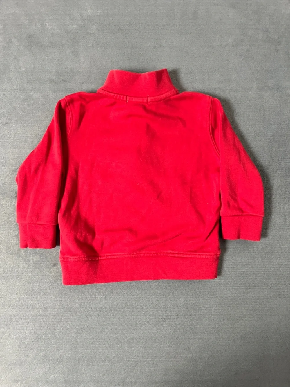 Ralph Lauren Outfit Set Infant 9 Months Red Half-Zip Pullover & Khaki Pants
